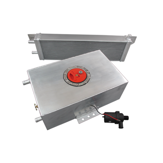 Universal Ice Box Radiator Reservoir Tank Turbo or Supercharger Heat