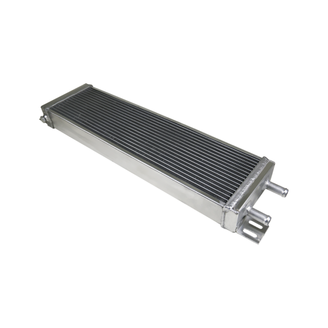 Universal Aluminum Air-to-Water Intercooler Heat Exchanger - 21" X 8" X 2.25", Full Aluminum Construction