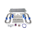 UNIVERSAL 27.5" TURBO INTERCOOLER + 2.5" PIPING + BLOW OFF VALVE BOV UNIVERSAL 27.5" TURBO INTERCOOLER + 2.5" PIPING + BLOW OFF VALVE BOV