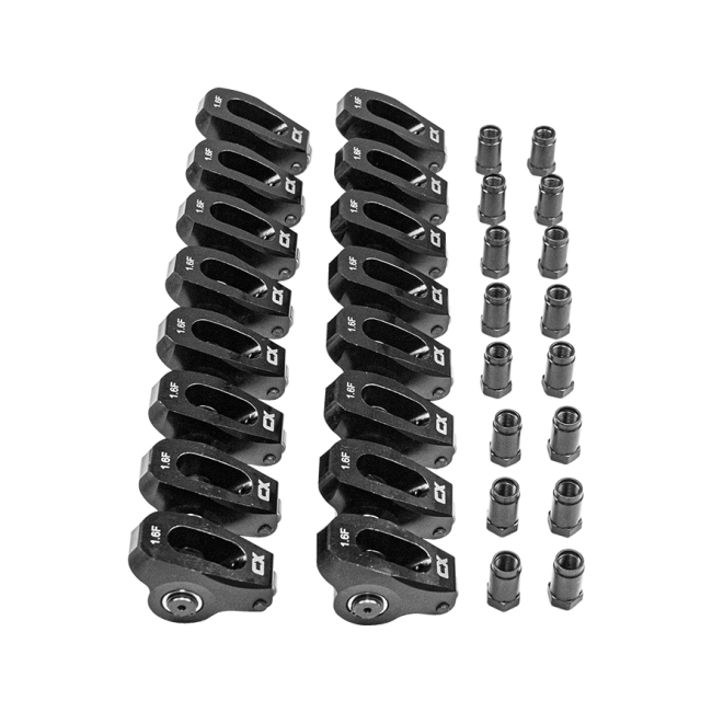 Aluminum Roller Rockers Arms for SBF Small Block Ford 1.6 Ratio 7/16