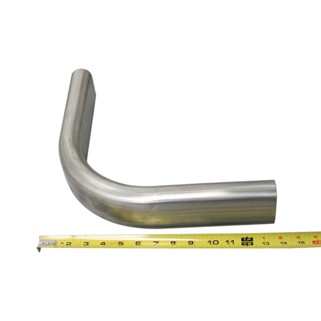 CXRacing 2.5" Oval Straight Stainless Steel Pipe Tubing With Round Coverter-779688