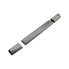 2.5" Oval Straight 304 Stainless Steel Pipe Tube Tubing + Round Coverter 2.5" Oval Straight 304 Stainless Steel Pipe Tube Tubing + Round Coverter