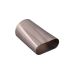 2.5" Round Oval 304 Stainless Steel Adapter Coverter Pipe Tube 16 Gauge 2.5" Round Oval 304 Stainless Steel Adapter Coverter Pipe Tube 16 Gauge