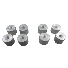 Universal Aluminum Weld Bung Intercooler Radiator Bracket Mount 8pc Universal Aluminum Weld Bung Intercooler Radiator Bracket Mount 8pc