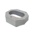 Weld On Aluminum Air Flow Meter Flange For GM Ecotec 1.4T Air Intake Cruz Sonic Weld On Aluminum Air Flow Meter Flange For GM Ecotec 1.4T Air Intake Cruz Sonic