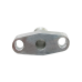 Turbo Oil Drain Flange Angled , Billet Aluminum CNC Made, AN10 Turbo Oil Drain Flange Angled , Billet Aluminum CNC Made, AN10