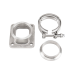 T4 Turbo 2.5" V-Band Stainless Steel Cast Flange Adapter Converter Clamp T4 Turbo 2.5" V-Band Stainless Steel Cast Flange Adapter Converter Clamp