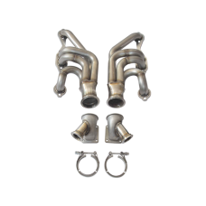 Twin T4 Turbo Header Manifold Kit For 61-64 Chevrolet Impala SBC Small Block