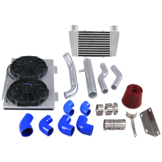 Intercooler Piping Pipe Tube Intake Radiator Fan Shroud Kit For Land Rover Defender 2.5 Diesel 90 110