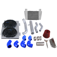 Intercooler Piping Pipe Tube Intake Radiator Fan Shroud Kit For Land Rover Defender 2.5 90 110