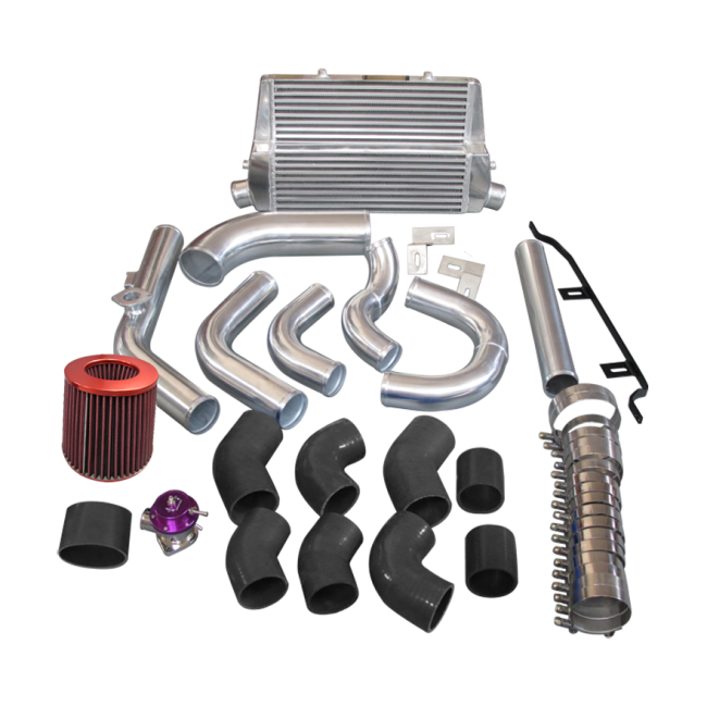 Intercooler + Piping Kit BOV Turbo Air Filter For 9805 Lexus IS300 2JZ