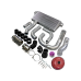 Intercooler Piping Pipe Tube BOV Kit For 91-00 Lexus SC300 2JZ-GTE 2JZGTE Single Turbo