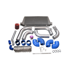 Front Mount Intercooler Piping Pipe Tube Intake Radiator HardPipe Kit For Stock Turbo 2JZGTE 2JZ-GTE 2JZ Swap 240SX S13 S14 