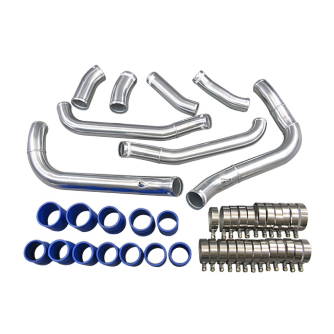 Side Mount Intercooler + Piping Pipe Tube kit Bolt On Fit Side Mount Intercooler + Piping Pipe Tube kit Bolt On Fit