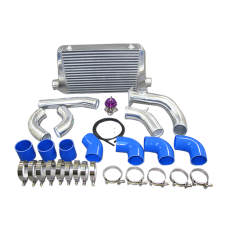 Front Mount Intercooler + Piping Pipe Tube Kit For 84-91 BMW 3-Series E30