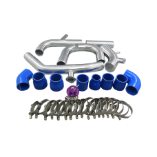 Bolt on Intercooler Piping Pipe Tube Kit for 07-15 Mitsubishi Lancer Evolution EVO X