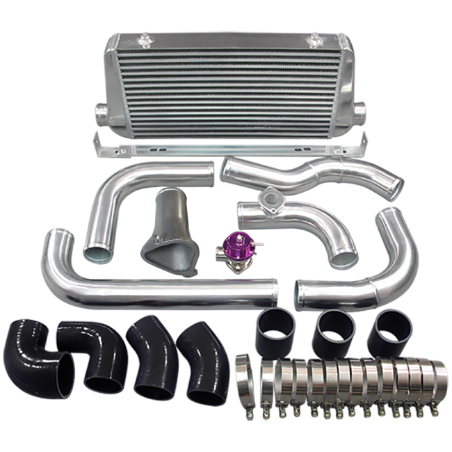 Front Mount Intercooler Pipe Tube Kit For 86-91 Mazda RX7 RX-7 FC FC3S
