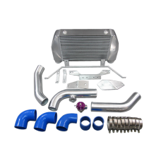 Front Mount Intercooler Pipe Tube Kit + BOV For Mazda RX7 RX-7 FD Single or Stock Turbo