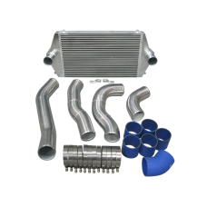 3.5" Core Front Mount Intercooler Piping Pipe Tube Kit For 99-03 Ford  7.3L Diesel F250 F350