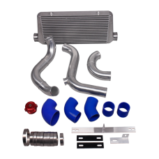 3" Core Intercooler Piping Pipe Tube BOV Kit For 79-93 Ford Mustang LS1 LSx Engine Swap