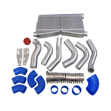 Intercooler Piping Pipe Tube BOV Kit For 86-92 Supra MK3 LS1 Swap Twin Turbo