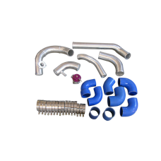 Intercooler Piping Pipe Tube Kit + Turbo Intake Pipe BOV For Miata 1.8L NA-T