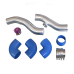 Intercooler + Piping Pipe Tube BOV Kit For 240Z 260Z 280Z 280ZX RB26DETT RB26 Swap Single Turbo