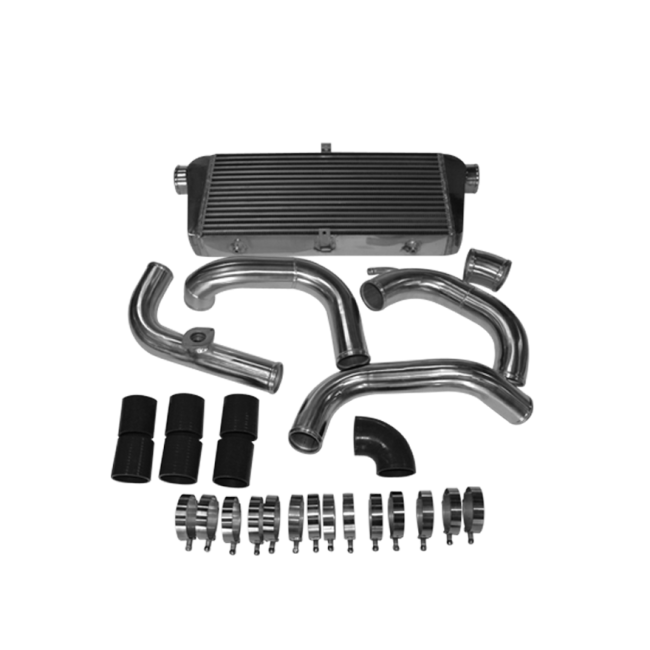 Front Mount Turbo Intercooler Aluminum Piping Pipe Tube Kit for 9194 Nissan 240SX with KA24DE