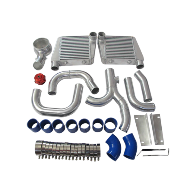 Twin Turbo Intercooler Kit For 6365 Chevrolet Chevelle Nova SBC V8