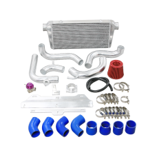 Intercooler + Piping Pipe Tube + Brackets Kit For Nissan Skyline R32 SR20DET SR20