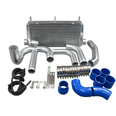 4" Core Front Mount Intercooler Pipe Tube Kit For 93-02 Toyota Supra MKIV with 2JZ-GTE Single Turbo