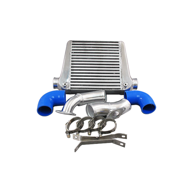 CXRacing Top Mount Intercooler Y pipe Kit For 2011 Impreza WRX STI Black Hose 