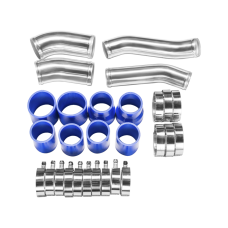 Turbo Intercooler Piping Pipe Tube Kit For 90-96 Nissan 300ZX Fairlady, Includes Piping, Coupler & Clamp