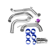 Intercooler Piping Pipe Tube Kit + BOV For 89-99 Nissan 240SX S13 SILVIA SR20DET