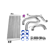 FMIC Front Mount Intercooler Piping Pipe Tube Kit + BOV For 89-99 Nissan 240SX S13 SILVIA SR20DET