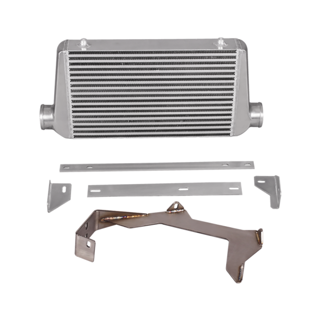 Aluminum Intercooler + Bumper Hood Latch Bracket For 67-69
