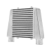 Aluminum Intercooler Turbo 15.25X13X3 Inlets On One Side Aluminum Intercooler Turbo 15.25X13X3 Inlets On One Side