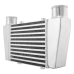 Universal Front V-Mount Aluminum Intercooler 15.25"x9.5"x3" 2.5" Inlet Outlet Universal Front V-Mount Aluminum Intercooler 15.25"x9.5"x3" 2.5" Inlet Outlet