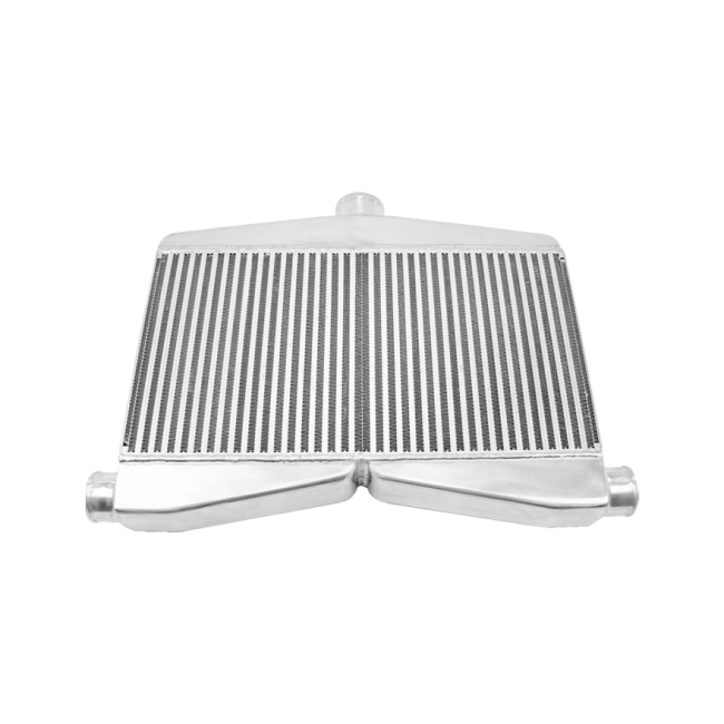 Kgmotors 2-In-1-Out Twin Turbo Bar & Plate Intercooler 3.5" Core Dual 2.5 Inlet Kgmotors 2-In-1-Out Twin Turbo Bar & Plate Intercooler 3.5" Core Dual 2.5 Inlet