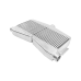 Universal 2 in 1 out Twin Turbo Aluminum Intercooler 24"x7"x3.5" Core Size Universal 2 in 1 out Twin Turbo Aluminum Intercooler 24"x7"x3.5" Core Size