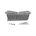 27x16.5x3.5 2-In-1-Out Aluminum Intercooler + Brackets For 79-93 Ford Mustang Camaro 27x16.5x3.5 2-In-1-Out Aluminum Intercooler + Brackets For 79-93 Ford Mustang Camaro