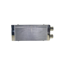 Front Aluminum Intercooler 31"x12"x4" 4" Core: 24"x12"x4"  3" Inlet & Outlet One Side For Mustang RX7 Eclipse