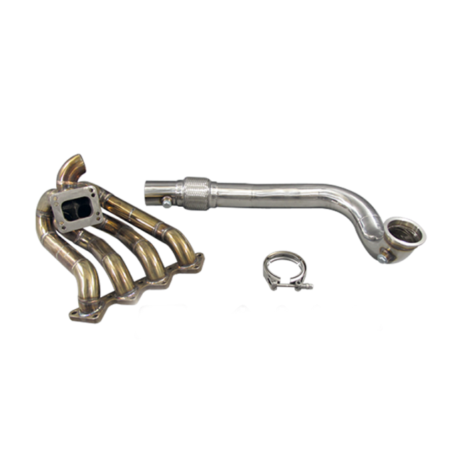 T3 T4 Top Mount Turbo Manifold & Downpipe For Civic Integra LS GSR