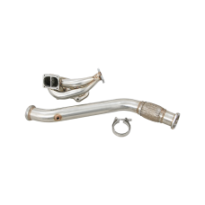 Turbo Manifold Downpipe Kit For Mazda RX7 RX-7 FD 13B Engine 