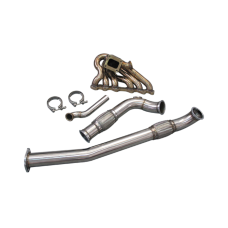 Turbo Manifold Downpipe WG Dump For S13 S14 240ZX 2JZ 2JZ-GTE 2JZGTE