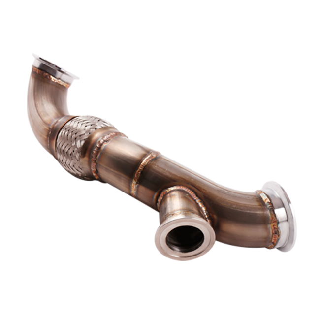 T4 Turbo Header Manifold Downpipe Kit for 0514 Ford Mustang 4.6L V8 NAT