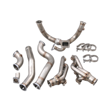 Turbo Manifold Header Downpipe Kit For 98-02 Chevrolet Camaro LS1 NA-T