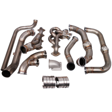 Manifold Header Downpipe Kit For 09-10 Ford F150 F-150 Expedition 5.4L