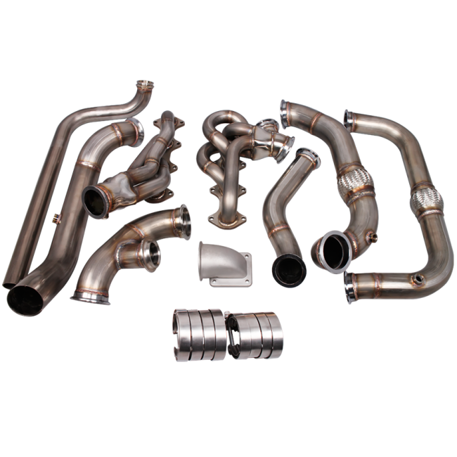 Manifold Header Downpipe Kit For 0910 Ford F150 F150 Expedition 5.4L