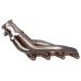 Turbo Manifold Header Downpipe Wastegate Kit For 97-03 Ford F150 4.6L V8 NA-T